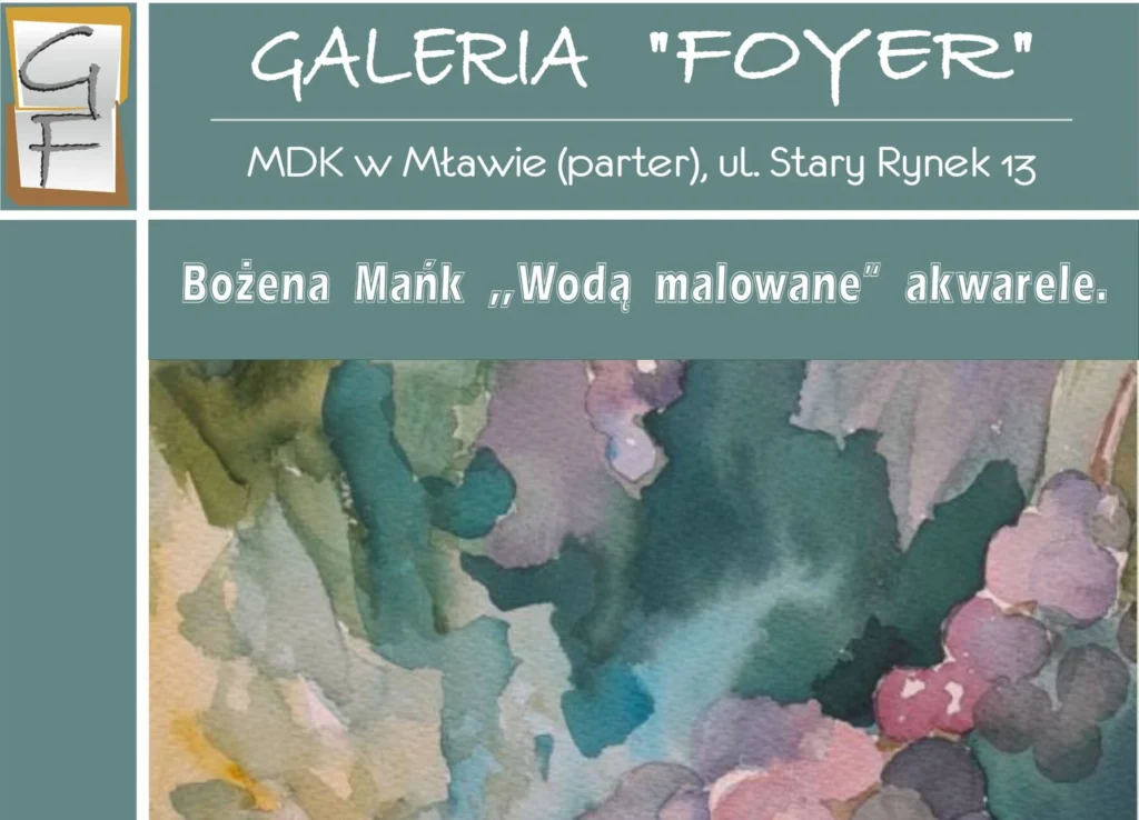 Wernisaż prac Bożeny Mańk w Mławie