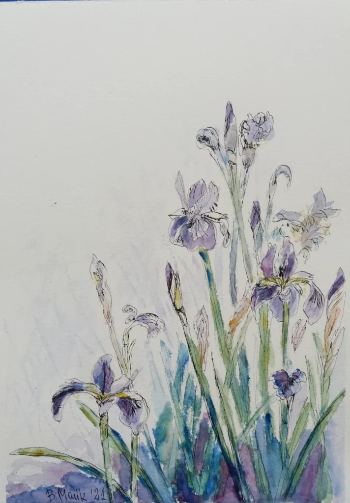 Irysy, 2021 Bożena Mańk