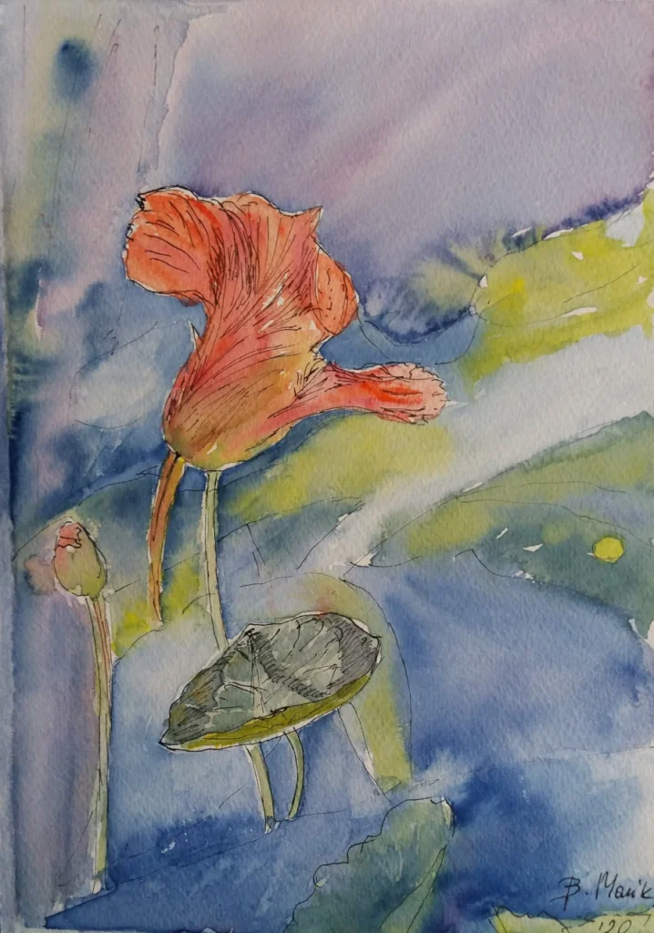 Nasturcja inaczej, 2020 Bożena Mańk