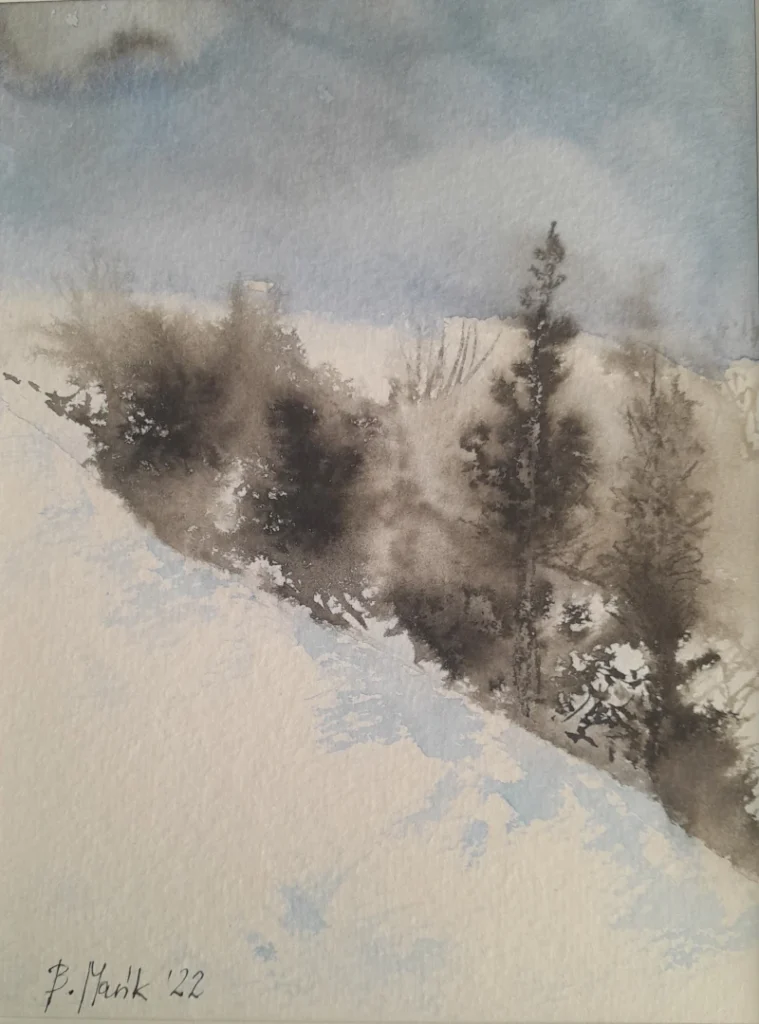 Na stoku, 2022 Bożena Mańk